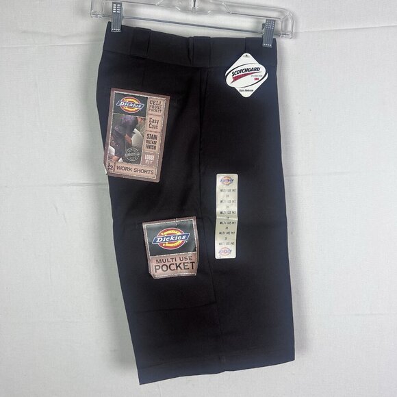 NWT Dickies Mens Size 26 Dark Brown 13” Work Shorts Loose Fit‎ Multi-use Pocket - Picture 1 of 11